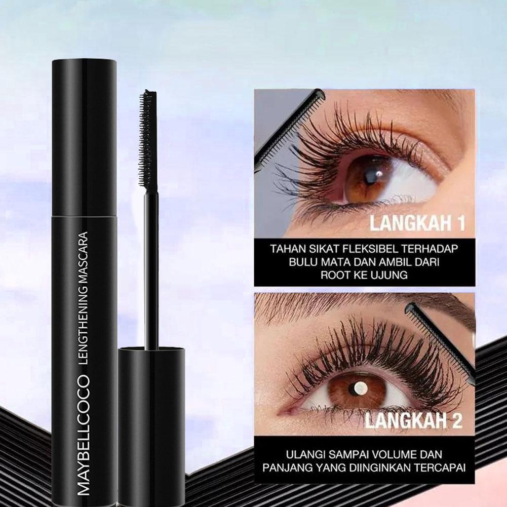 Waterproof Mascara Wand - Volumen-Mascara Wasserfest Langanhaltend Präzisions-Applikator für Getrennte