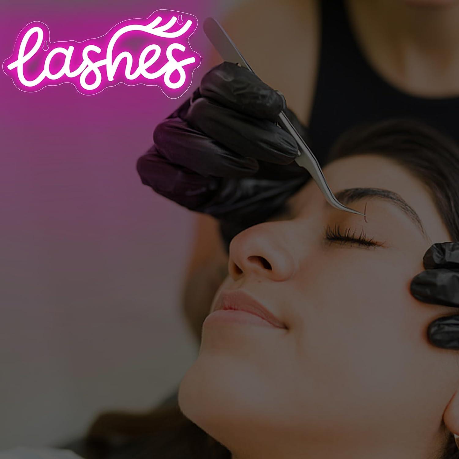 Wimpern-Neonschild „Lady Text“ – Beauty No Makeup Bewertung und Preis