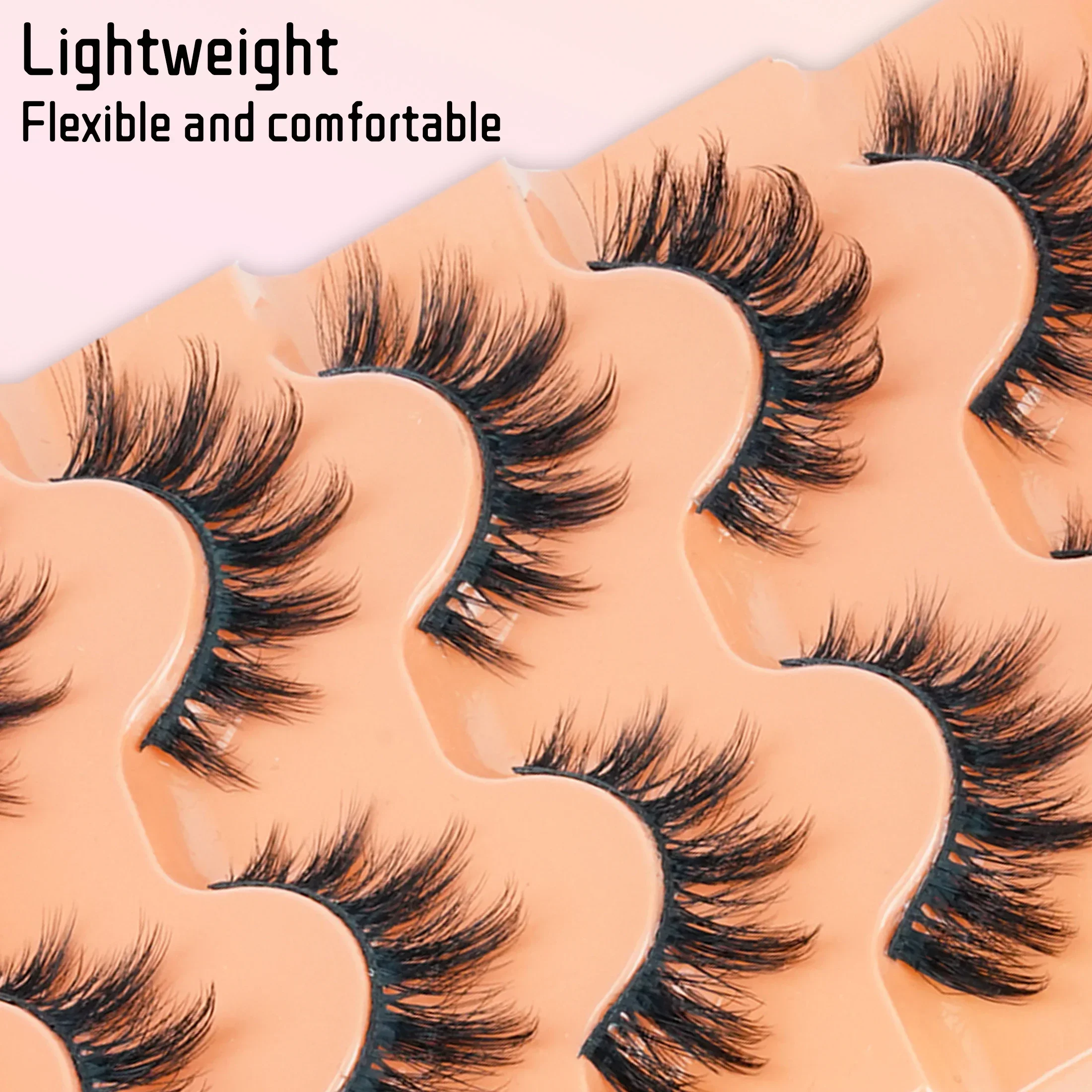5 Paar Cat-Eye 8D Russian Volu – Beauty Makeup Women Bewertung und Preis