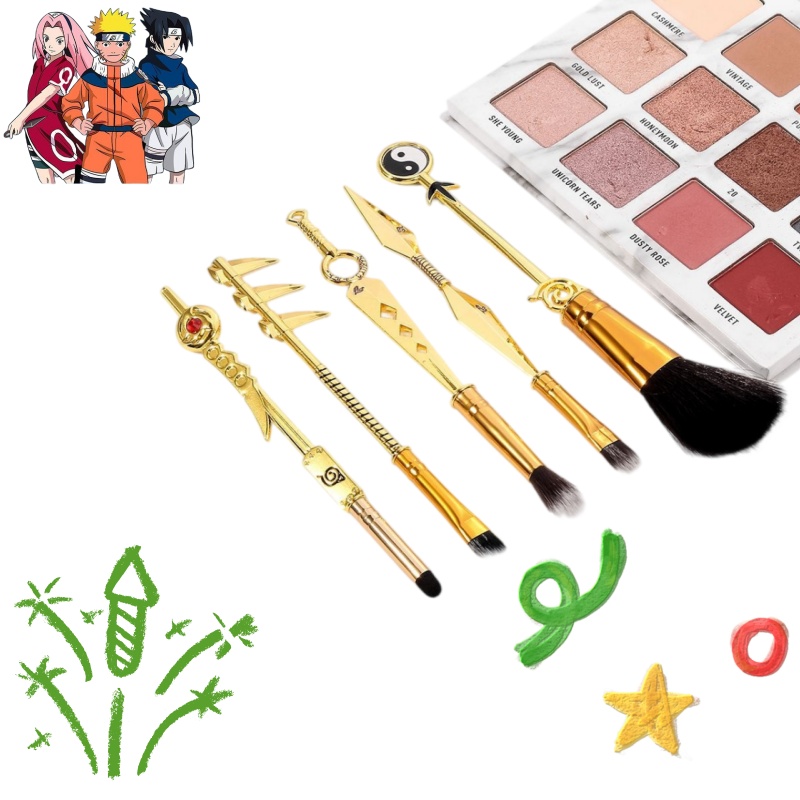 Naruto Anime Make-up-Pinsel-Se – Beauty No Makeup Bewertung und Preis